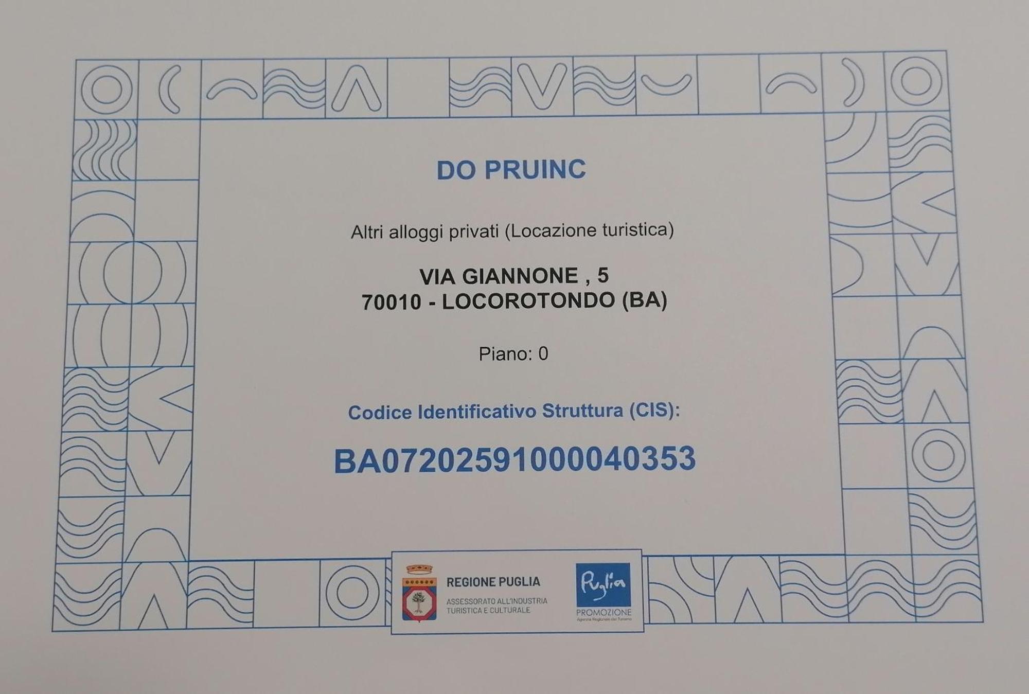 Do Pruinc Villa Locorotondo Bagian luar foto